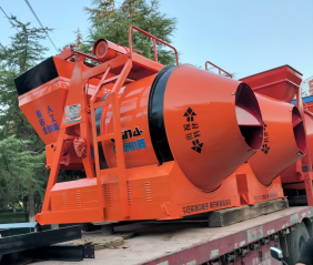 2臺(tái)JZM750攪拌機(jī)發(fā)往甘肅
